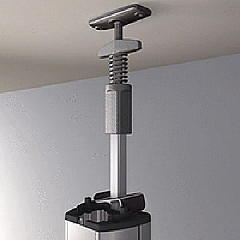ISM20100 - OptiLine 45 - pole - tension-mounted - one-sided - natural - 2700-3100 mm, Schneider Electric