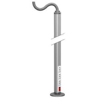 ISM20521 - OptiLine 70 - pole - free-standing - two-sided - natural - 2420 mm, Schneider Electric