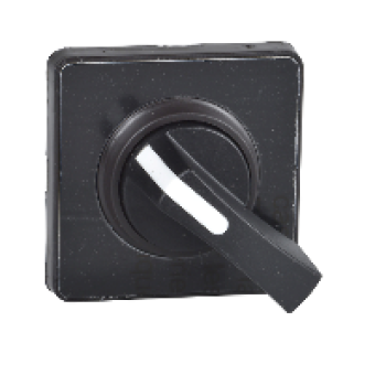 KAE1H - operating head 45 x 45 mm - black color - black handle - blank for engraving, Schneider Electric
