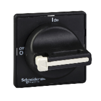 KAF1PZ - TeSys VARIO / Mini VARIO - front and black rotary handle - 1 to 3 padlocking, Schneider Electric