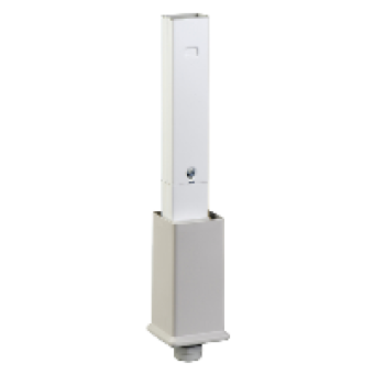 KBA40ABD4W - Canalis - feed unit for KBA - 40 A - right mounting - white, Schneider Electric