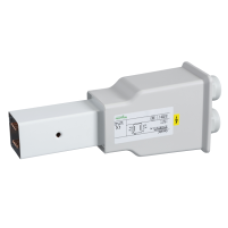 KBB40ABG44W - Canalis - feed unit for KBB - 40A - left mounting - white - metal, Schneider Electric KBB40ABG44W - Canalis - feed unit for KBB - 40A - left mounting - white - metal, Schneider Electric