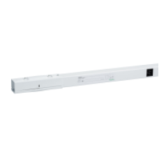 KBB40ED2303EW - Canalis - straight length -40A- 3m - 1 circuit - L+N+PE - white - isolated earth, Schneider Electric