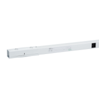 KBB40ED42305W - Canalis - straight length - 40 A - 3 m - 2 circuits - 3L+N+PE & L+N+PE - white, Schneider Electric