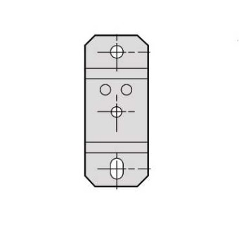 KBB40ZFMP - Canalis - raiser for fixing, Schneider Electric