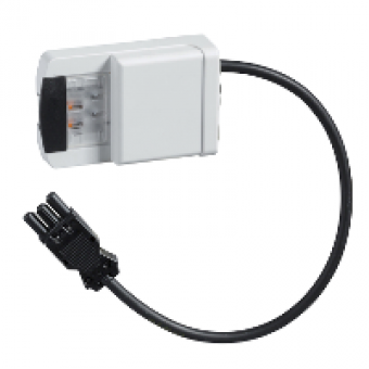KBC10DCC211 - Canalis - tap-off unit - 10 A - phase selection - without protection - pre-wired, Schneider Electric
