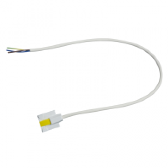 KBC10DCS201 - Canalis - tap-off unit - 10 A - fixed polarity - pre-wired - L2+N - yellow, Schneider Electric