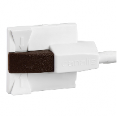 KBC10DCS301 - Canalis - tap-off unit - 10 A - fixed polarity - pre-wired - L3+N - brown, Schneider Electric KBC10DCS301 - Canalis - tap-off unit - 10 A - fixed polarity - pre-wired - L3+N - brown, Schneider Electric
