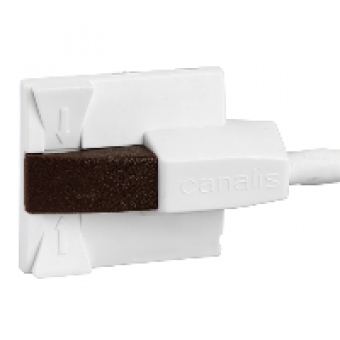 KBC10DCS301 - Canalis - tap-off unit - 10 A - fixed polarity - pre-wired - L3+N - brown, Schneider Electric