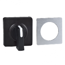 KBC1H61 - operating head 45 x 45 mm - metallic color - black handle - 1 to 2, Schneider Electric KBC1H61 - operating head 45 x 45 mm - metallic color - black handle - 1 to 2, Schneider Electric