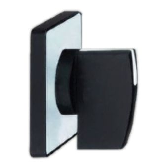 KBG3H - operating head 45 x 45 mm - metallic color - black handle - blank for engraving, Schneider Electric