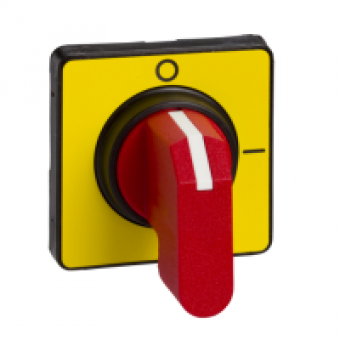 KCE1LZ - TeSys VARIO / Mini VARIO - front and red rotary handle - without padlocking, Schneider Electric