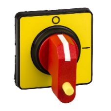 KCE1YZ - TeSys VARIO / Mini VARIO - front and red rotary handle - 1 padlocking, Schneider Electric KCE1YZ - TeSys VARIO / Mini VARIO - front and red rotary handle - 1 padlocking, Schneider Electric