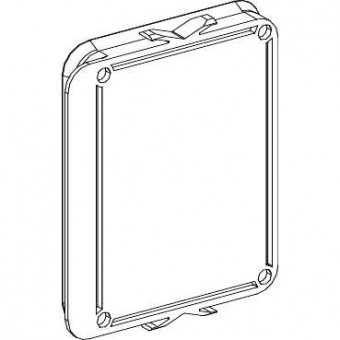KNB160ZB1 - Canalis - tap-off outlet blanking plate - spare part - all ratings - IP55, Schneider Electric