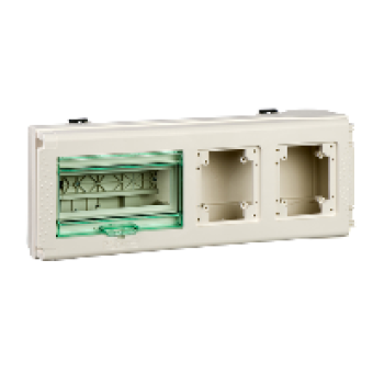 KNB32CP - Canalis-tap-off unit-32A- empty for 2 power sockets for KNB - 8 modules of 18mm, Schneider Electric