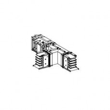 KSA1000DTC40 - Canalis - tee for trunking - 1000 A - perpendicular mounting, Schneider Electric