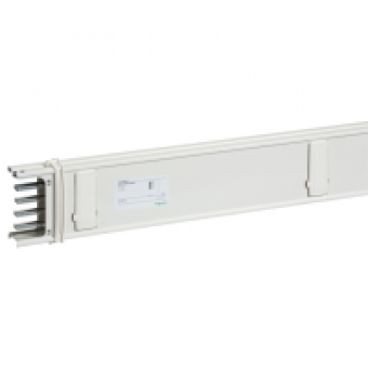 KSA400ED33012 - Canalis - straight length - 400A - 12 tap-off outlets - 3L+PE - 3m - white, Schneider Electric