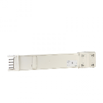 KSA400ED4081 - Canalis - riser foot distrib. length - 400A - 1 outlet - 3L+N+PE - 0.8m - white, Schneider Electric