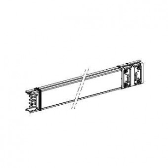 KSA400ET430 - Canalis - straight length - 400A - no tap-off outlet - 3L+N+PE - 3m - white, Schneider Electric