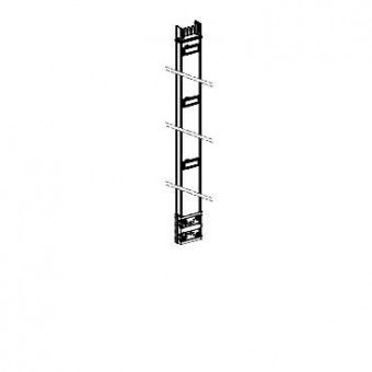 KSA400EV4203 - Canalis - riser distrib. length - 400A - 3 outlets - 3L+N+PE - 2m - white, Schneider Electric