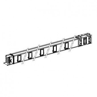 KSA500ED35010 - Canalis - straight length - 500A - 10 tap-off outlets - 3L+N+PE - 5m - white, Schneider Electric