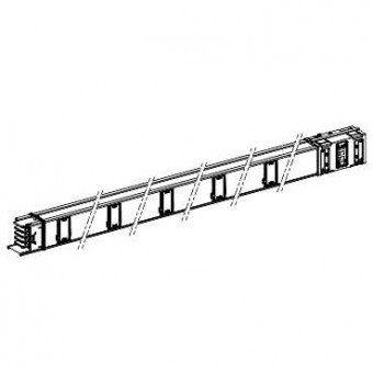 KSA500ED45010 - Canalis - straight length - 500A - 10 tap-off outlets - 3L+N+PE - 5m - white, Schneider Electric