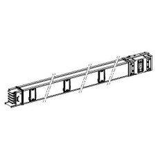 KSA630ED3306 - Canalis - straight length - 630A - 6 tap-off outlets - 3L+PE - 3m - white, Schneider Electric