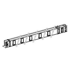 KSA630ED35010 - Canalis - straight length - 630A - 10 tap-off outlets - 3L+PE - 5m - white, Schneider Electric