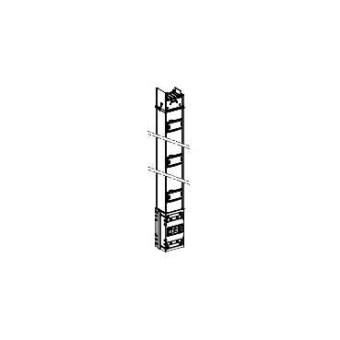 KSA630EV4153 - Canalis - riser distrib. length - 630A - 3 outlets - 3L+N+PE - 1.5m - white, Schneider Electric