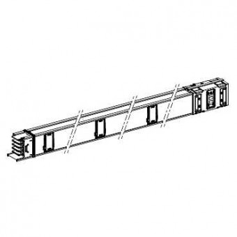 KSA800ED4306 - Canalis - straight length - 800A - 6 tap-off outlets - 3L+N+PE - 3m - white, Schneider Electric