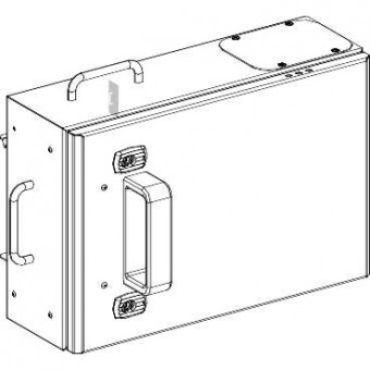 KSB160SE5 - Canalis - tap-off unit with isolator for NF fuse size T00 - 160A - 3L+PEN, Schneider Electric