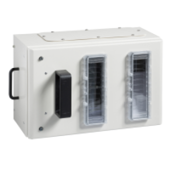 KSB160SM524 - Canalis - tap-off unit for modular devices - 24 modules of 18mm - 160A - 3L+PEN, Schneider Electric