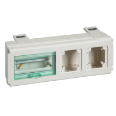 KSB32CP - Canalis-tap-off unit-32A- empty for 2 power sockets for KSB - 8 modules of 18mm, Schneider Electric