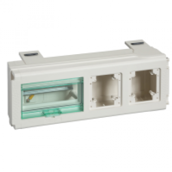 KSB32CP - Canalis-tap-off unit-32A- empty for 2 power sockets for KSB - 8 modules of 18mm, Schneider Electric