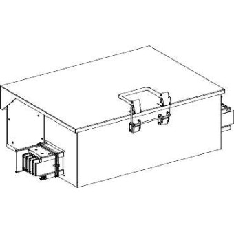 KSB630SE4 - Canalis - tap-off unit with isolator for NF or DIN fuse size T3 - 630A 3L+N+PE, Schneider Electric