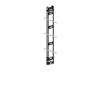 KSC250EV4203 - Canalis - riser distrib. length - 250A - 3 outlets - 3L+N+PE - 2m - white, Schneider Electric