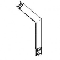 KSC400DLF4A - Canalis - elbow for trunking - 400 A -copper made to measure - downward mounting, Schneider Electric