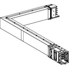 KSC800DLC4CF - Canalis - elbow for trunking - 800 A - copper- made to - right/left-fire barrier, Schneider Electric