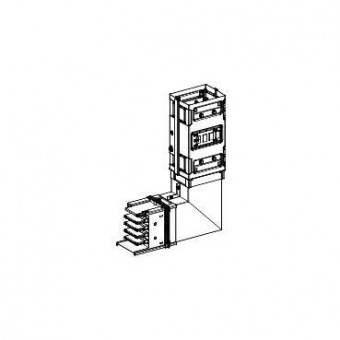 KSC800DLE40 - Canalis - elbow for trunking - 800 A -copper - upward mounting, Schneider Electric