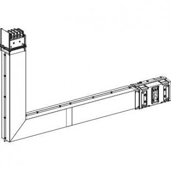KSC800DLE4CF - Canalis - elbow for trunking - 800 A - copper - made to m - upward -fire barrier, Schneider Electric