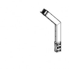 KSC800DLF4A - Canalis - elbow for trunking - 800 A -copper- made to measure- downward mounting, Schneider Electric