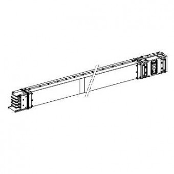 KSC800ET4AF - Canalis - straight length - 800A - fire barrier - 3L+N+PE - 900-2340mm - white, Schneider Electric KSC800ET4AF - Canalis - straight length - 800A - fire barrier - 3L+N+PE - 900-2340mm - white, Schneider Electric
