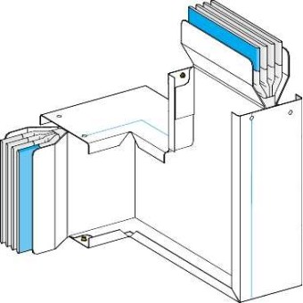KTA1250CP43 - Canalis - Al edgewise and flat N3 zed unit - 1250A - 3L+N+PE, Schneider Electric