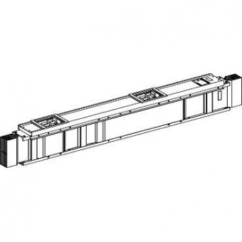 KTA2500EH620 - Canalis - Al length KH plug-in tap-off unit - 2500A - 3L+N+PE - 2m standard, Schneider Electric