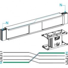 KTA2500TN410 - Canalis - Al neutral crossover lengh - 2500A - 3L+N+PE - 1 m, Schneider Electric