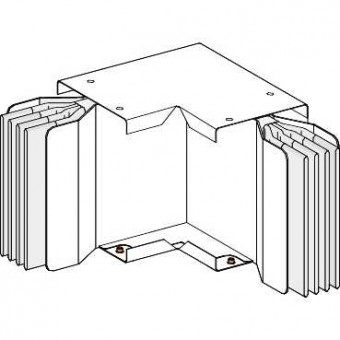 KTA3200LP7B1 - Canalis - Al flat elbow - 3200A - 3L+N+PER - N1 - 301 to 799mm tailored, Schneider Electric