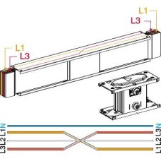 KTA4000TP410 - Canalis - Al phase crossover lengh - 4000A - 3L+N+PE - 1 m, Schneider Electric