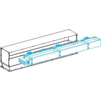 KTB0000CR5 - Canalis - horizontal protective covers for EL N1 to N4 feed units - flat mount, Schneider Electric