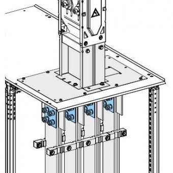 KTB0000YB2 - Canalis - kit spacer and M12x60 screws for direct connection, Schneider Electric
