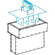 KTB0230CR2 - Canalis - vertical protective high covers for ER N1 to N7 feed units - 230 mm, Schneider Electric